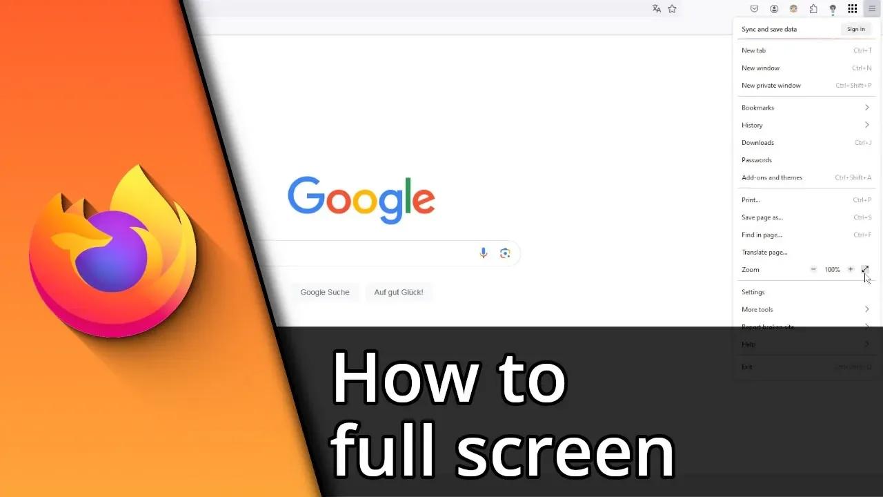 Firefox Full Screen | How to exit Full Screen in Firefox Tutorial