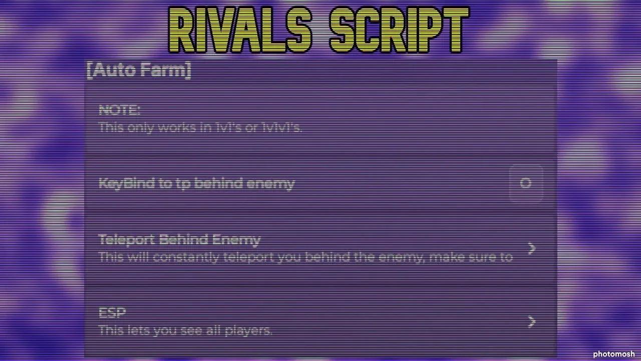 PASTEBIN | RIVALS ROBLOX SCRIPT GUI | AIMBOT, ESP | UNLOCK ALL | NO BAN ...