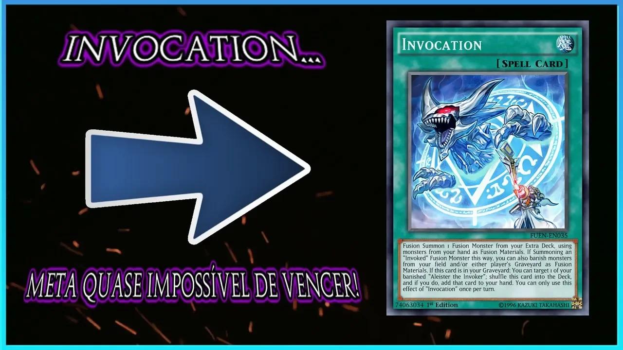 Retrospectiva dos Games | Estudando a Carta Invocation | Yu-Gi-Oh! Metrics