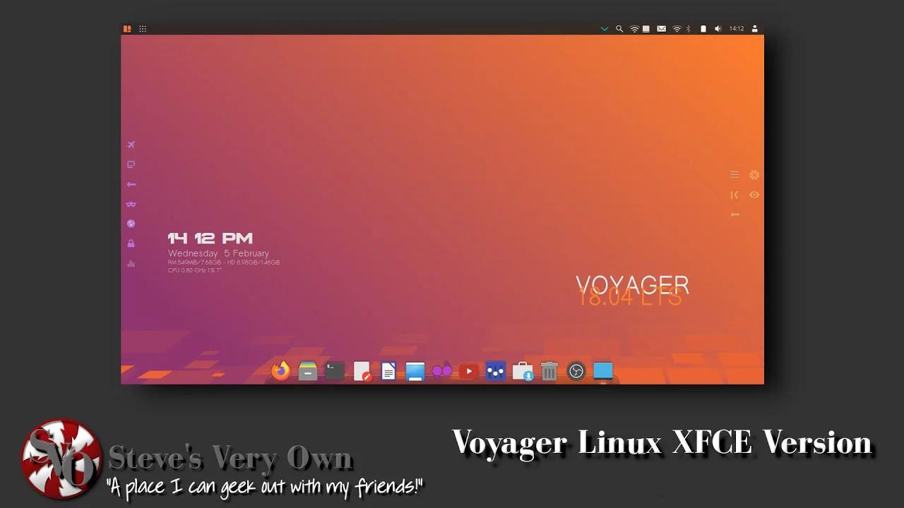 Voyager Linux XFCE Version