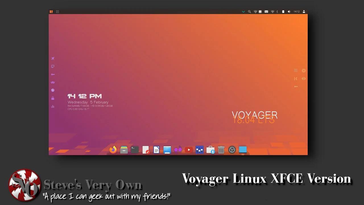 voyager linux xfce