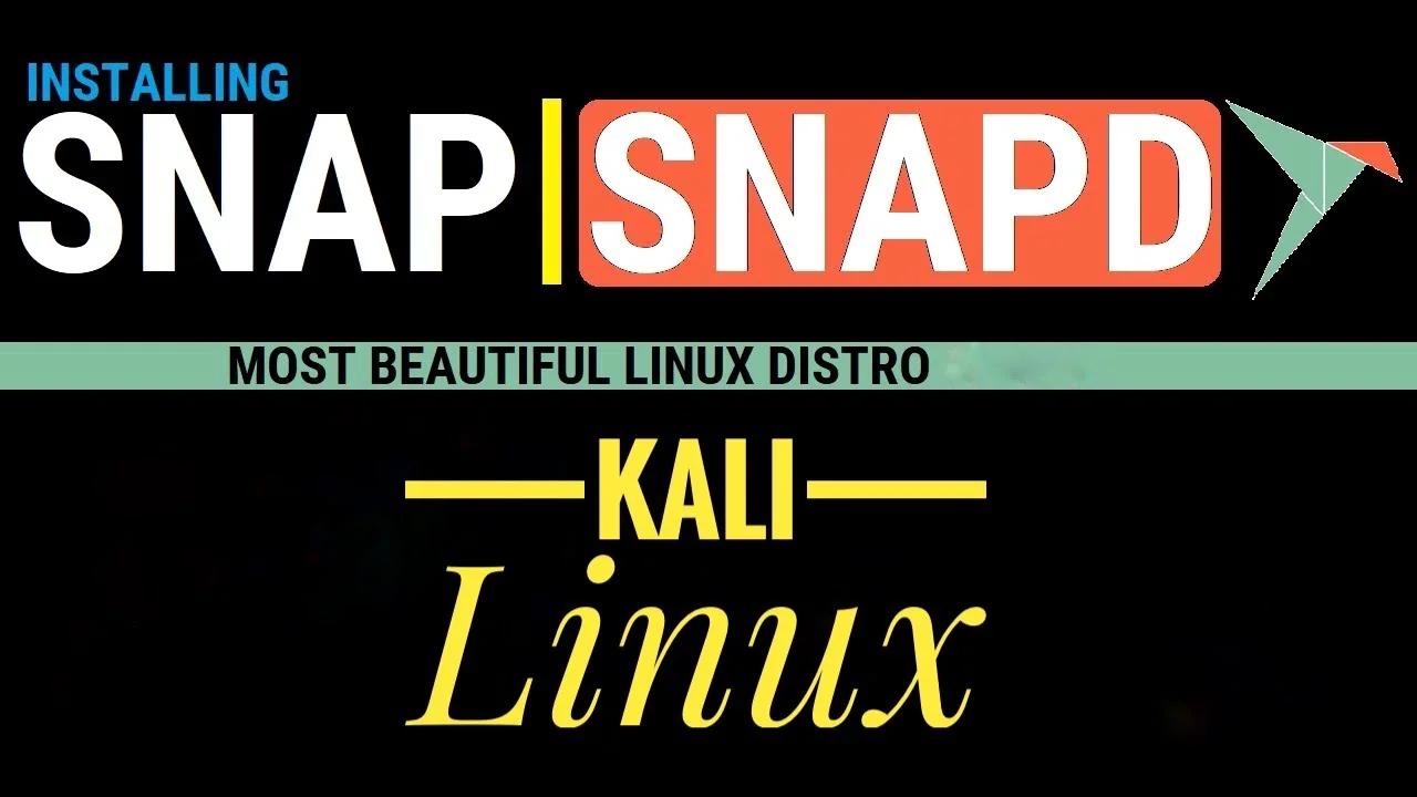 Como instalar snap en kali linux