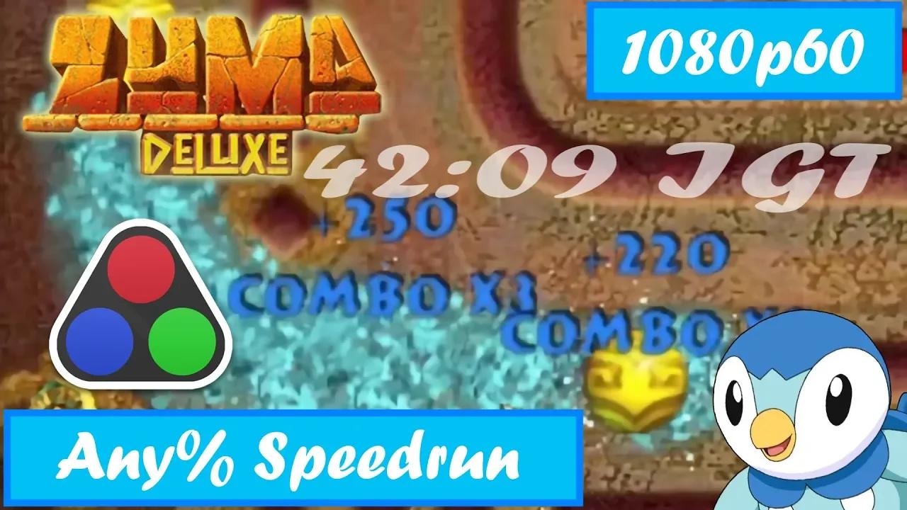Zuma Deluxe (2003 PC) | Any% Speedrun (42:09 IGT) [1080p60]