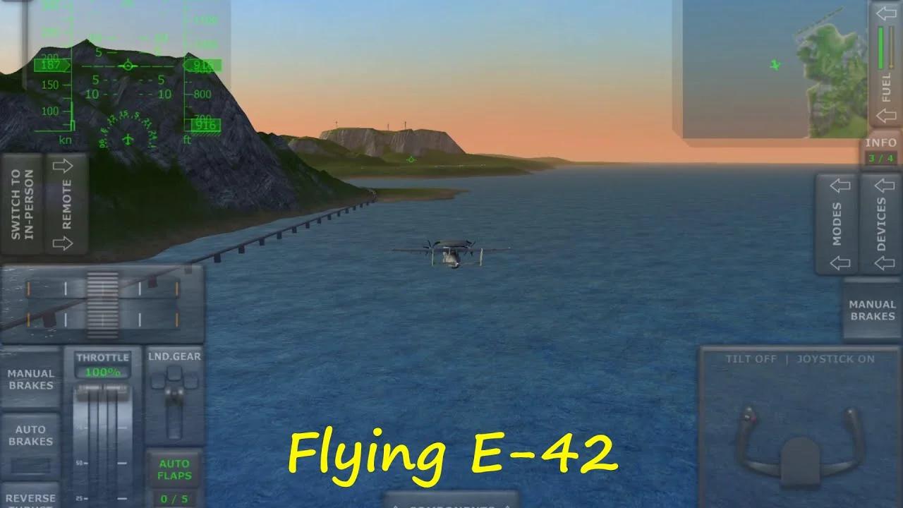 Flying E 42 Turboprop Flight Simulator