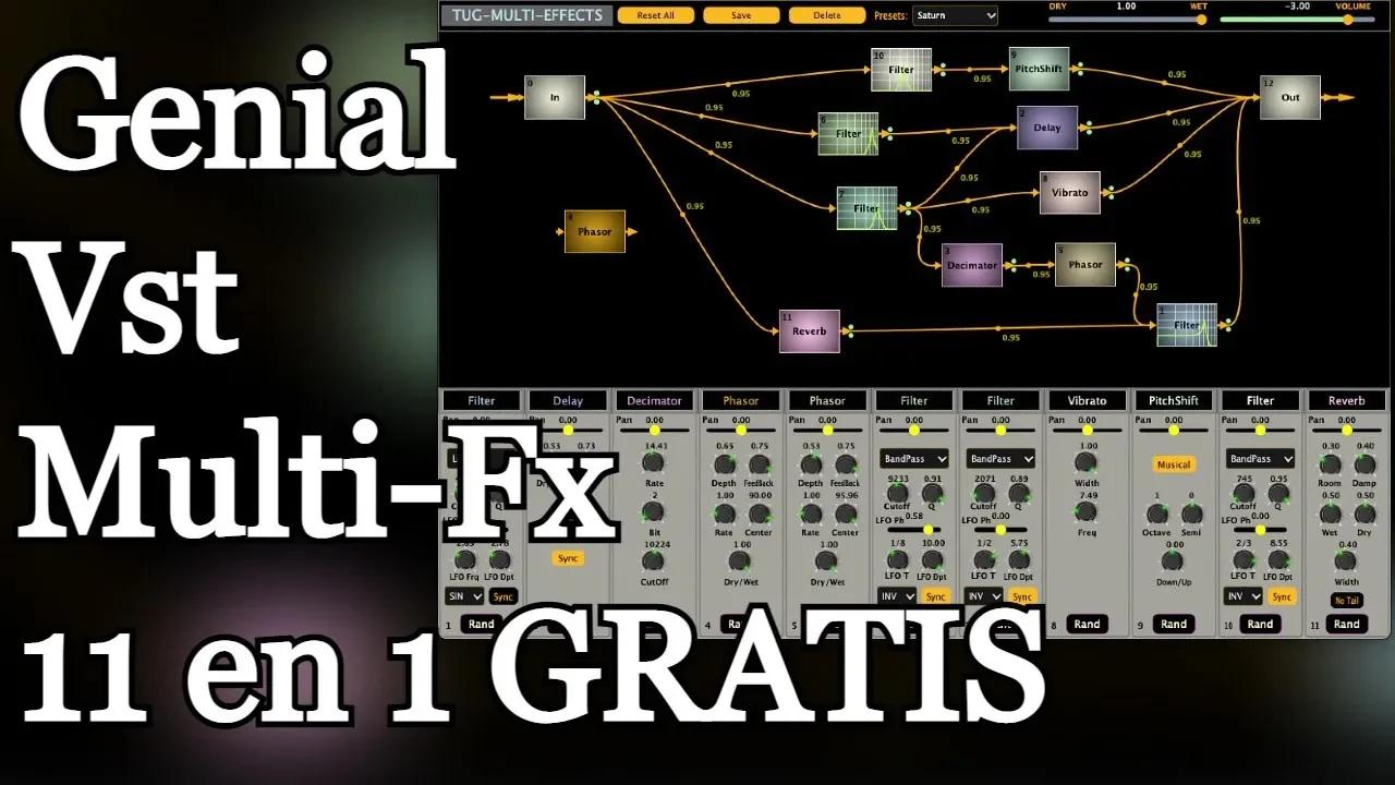 Genial Plugin VST GRATIS Multi Efectos 11 en 1 de TugMultiEffect ...