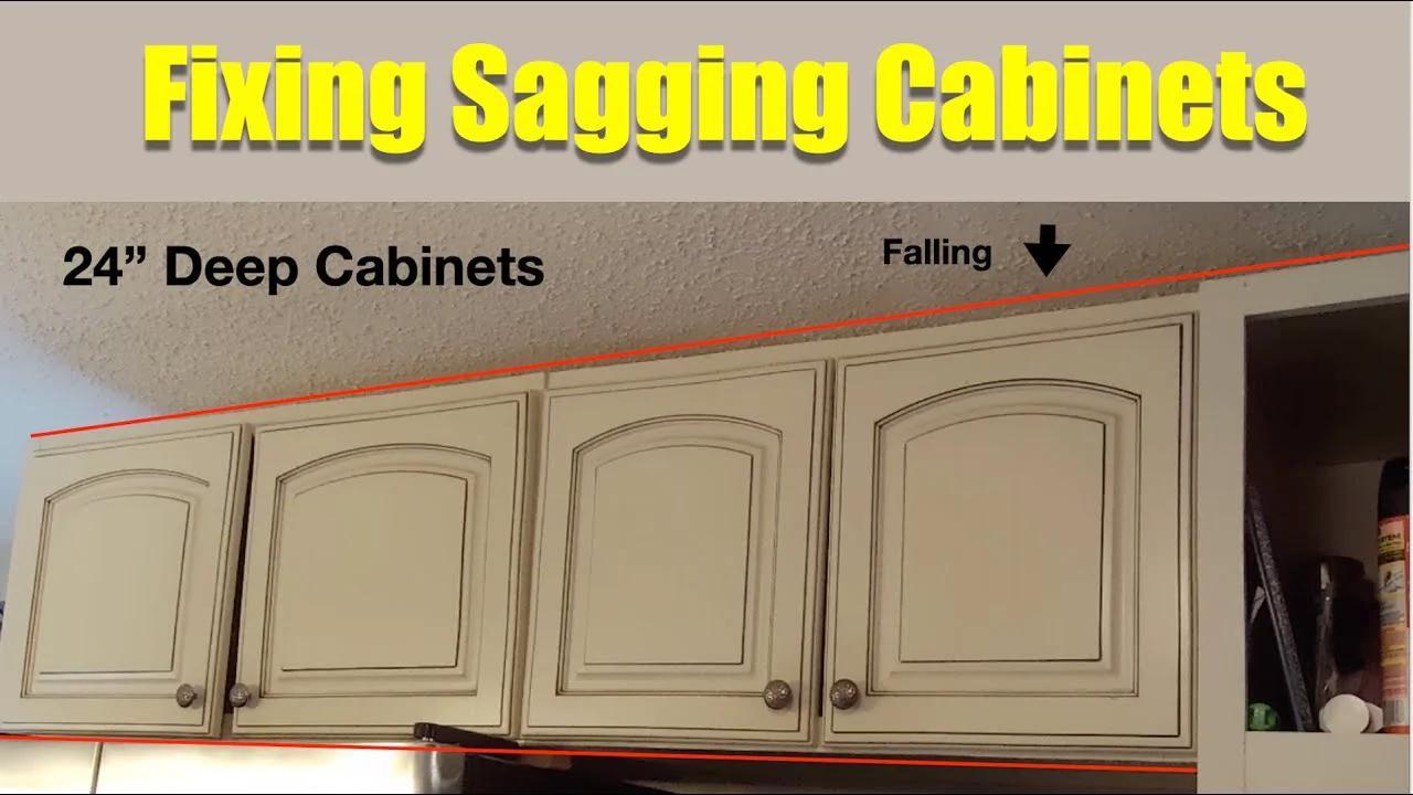 Fixing Sagging Cabinets DIY