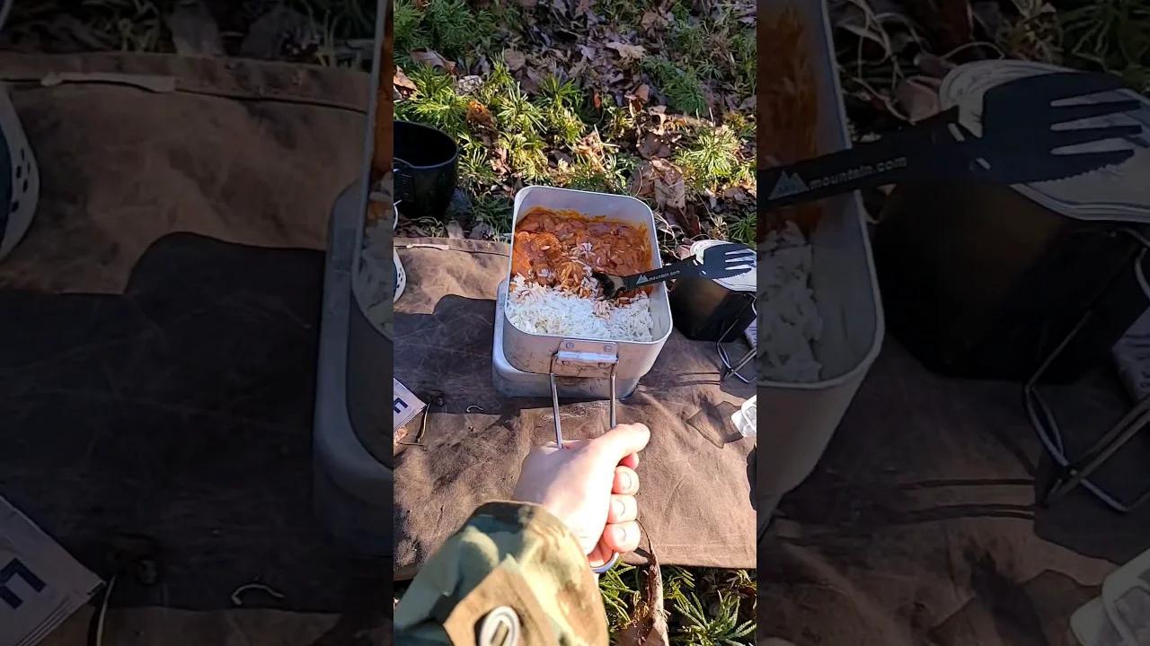 British 24 Hour Ration Mountain Camp