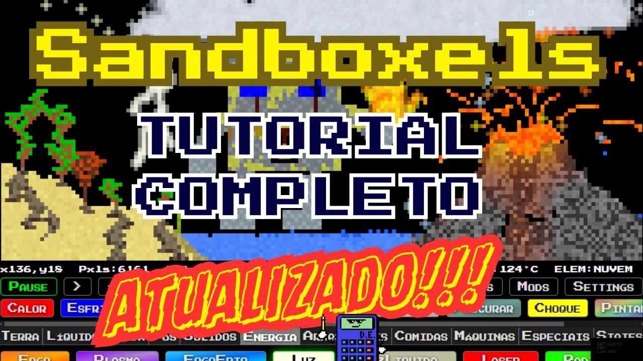 Tutorial ATUALIZADO Sandboxels [COMPLETO]