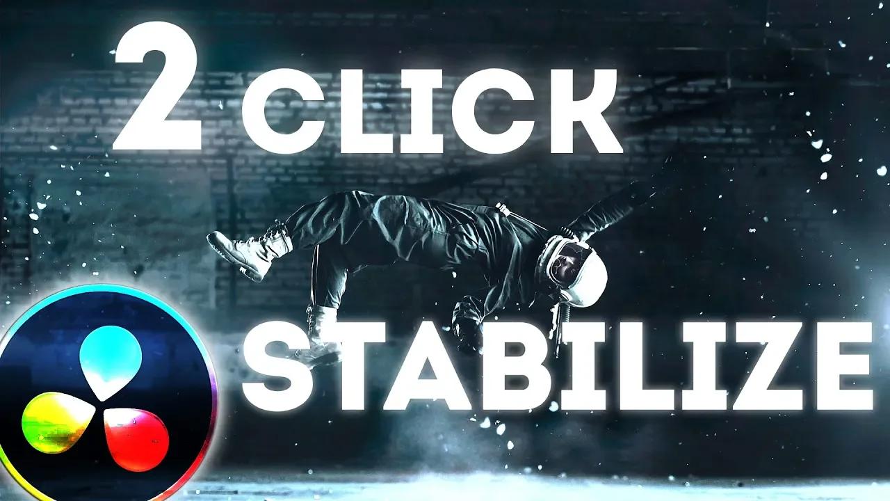How To Easily Stabilize Footage in Davinci Resolve 17