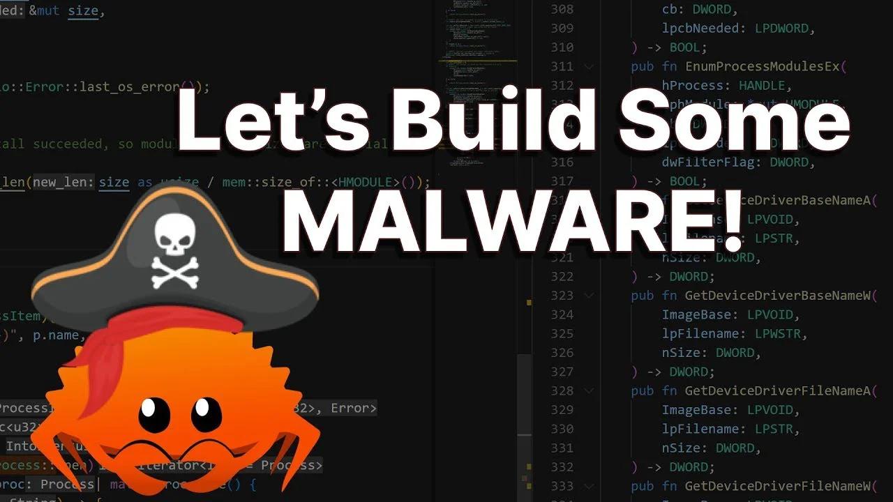 Live Rust Malware Development - Writing Rust Malware and Introducing ...