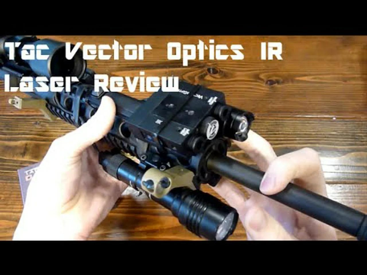 Tac Vector Optics IR Laser Review // Night Vision Shooting