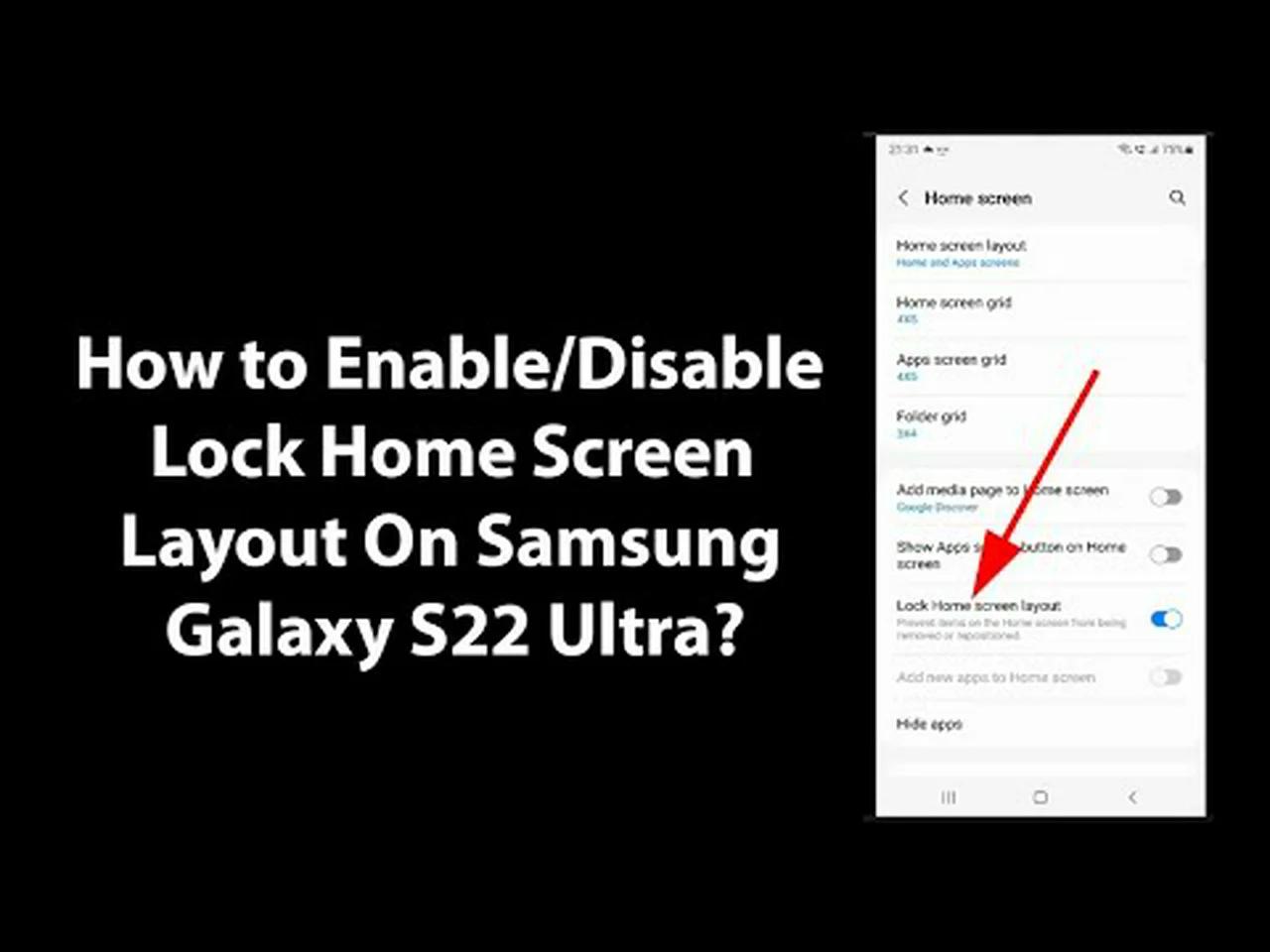 change lock screen time samsung s22