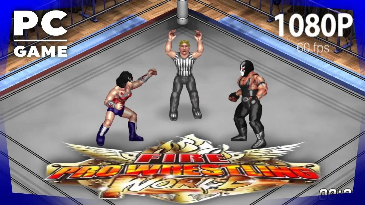 Wonder Woman vs. Bane! - Fire Pro Wrestling World: Mixed 1v1 Match