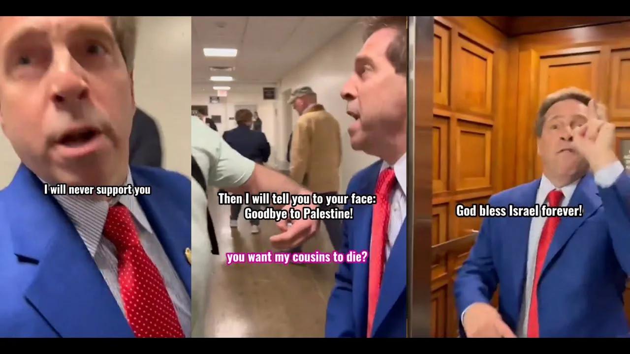 Rep. Chuck Fleischmann Unhinged Meltdown When Confronted By Activists