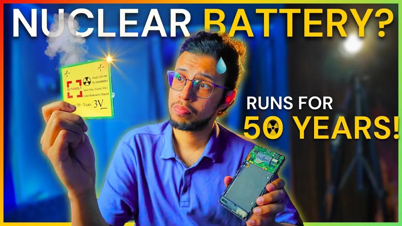 New Radioactive Diamond Battery lasts 50 YEARS ☢️🔋