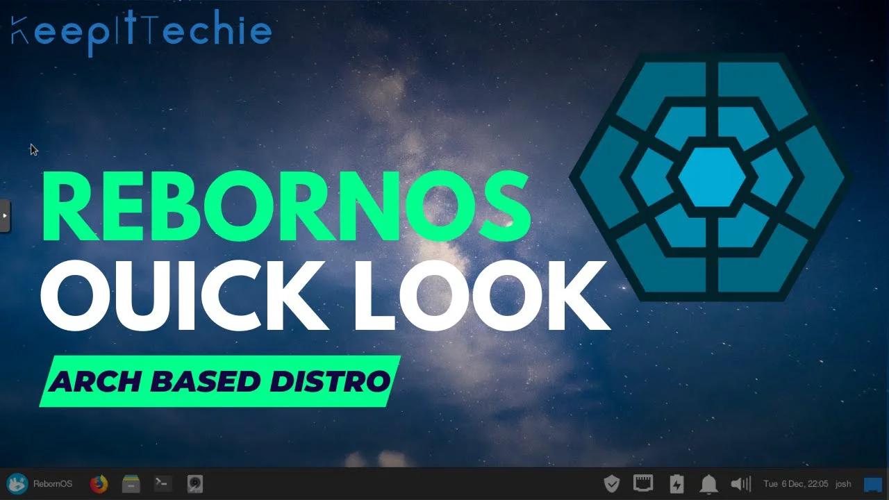 Reborn OS | Linus Distro based on Arch