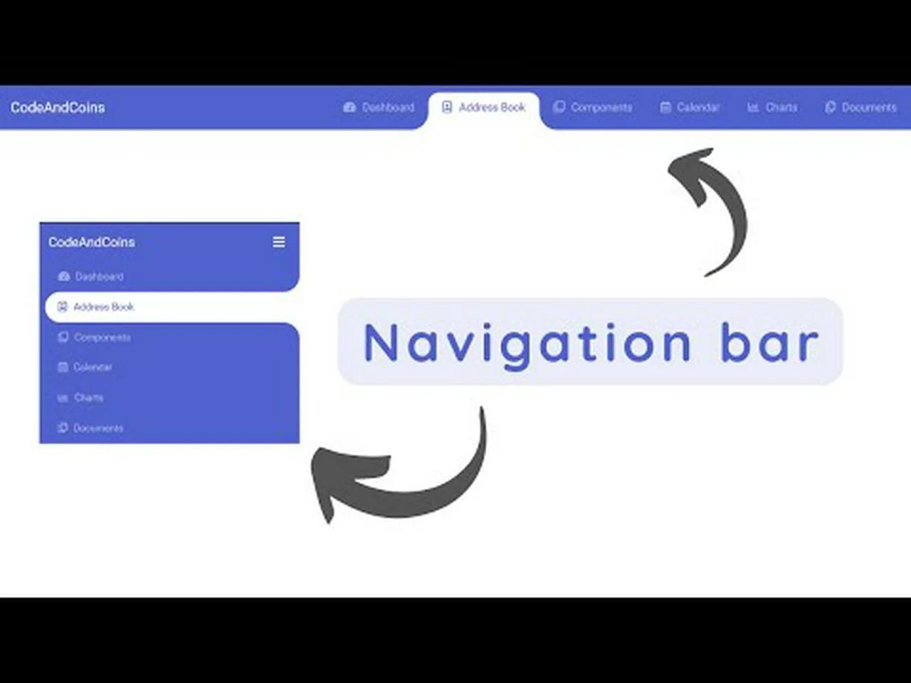 How to create Navigation Bar in HTML and CSS