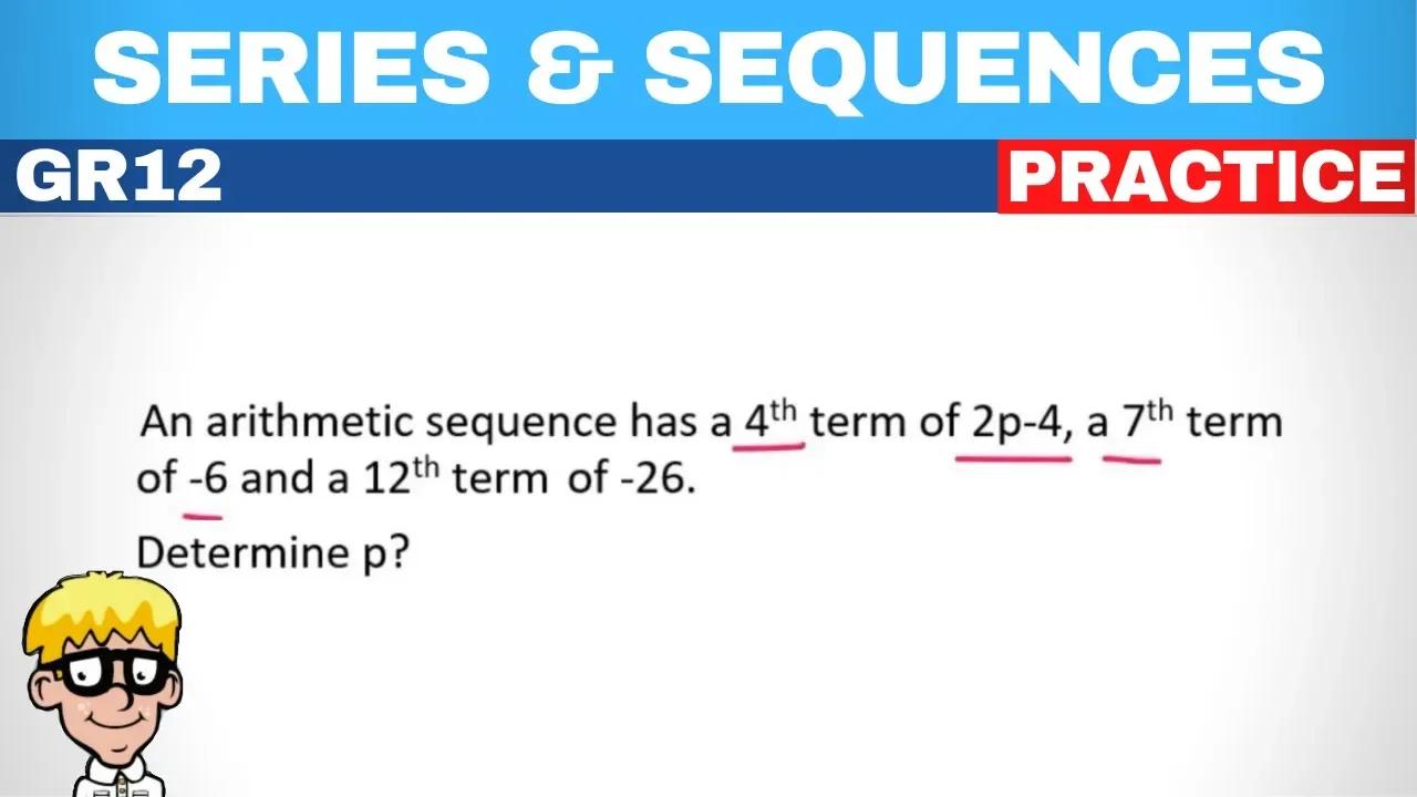 Arithmetic Pattern grade 12: practice