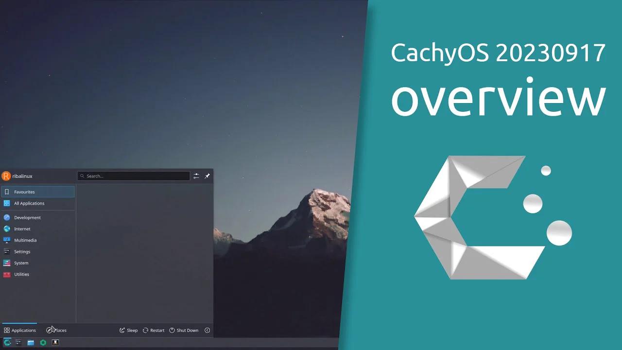 CachyOS 20230917 overview | Blazingly Fast & Customizable Linux ...