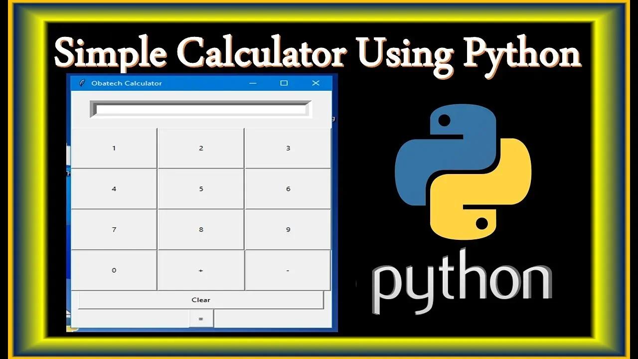 How To Create A Calculator Using Python | Calculator In Python