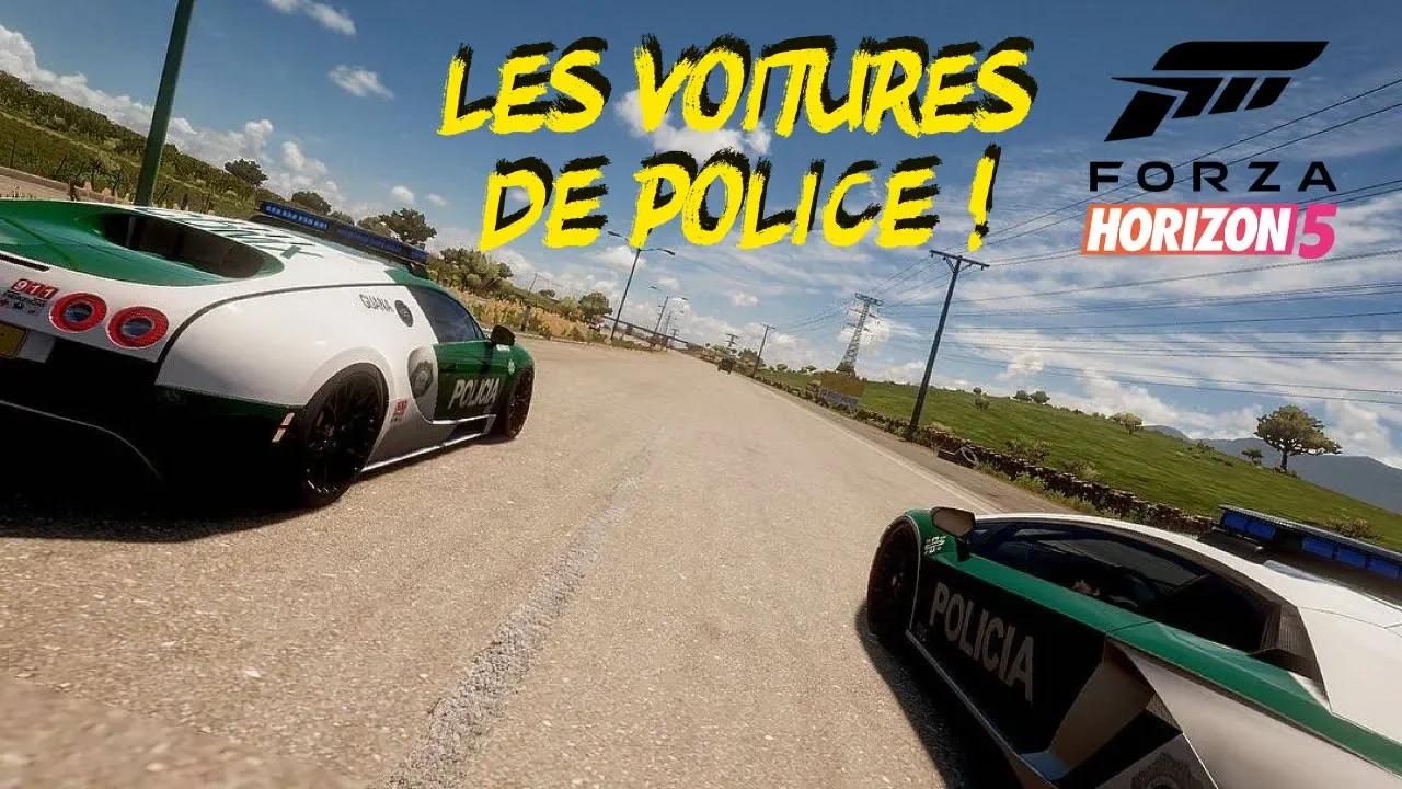 Les 13 Voitures de POLICE sur FORZA HORIZON 5 ! (fh5)