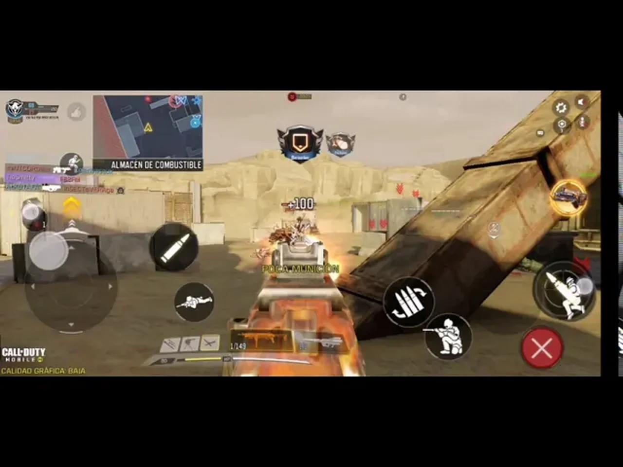 Cod Mobile jugando Rust para la Man o War :u