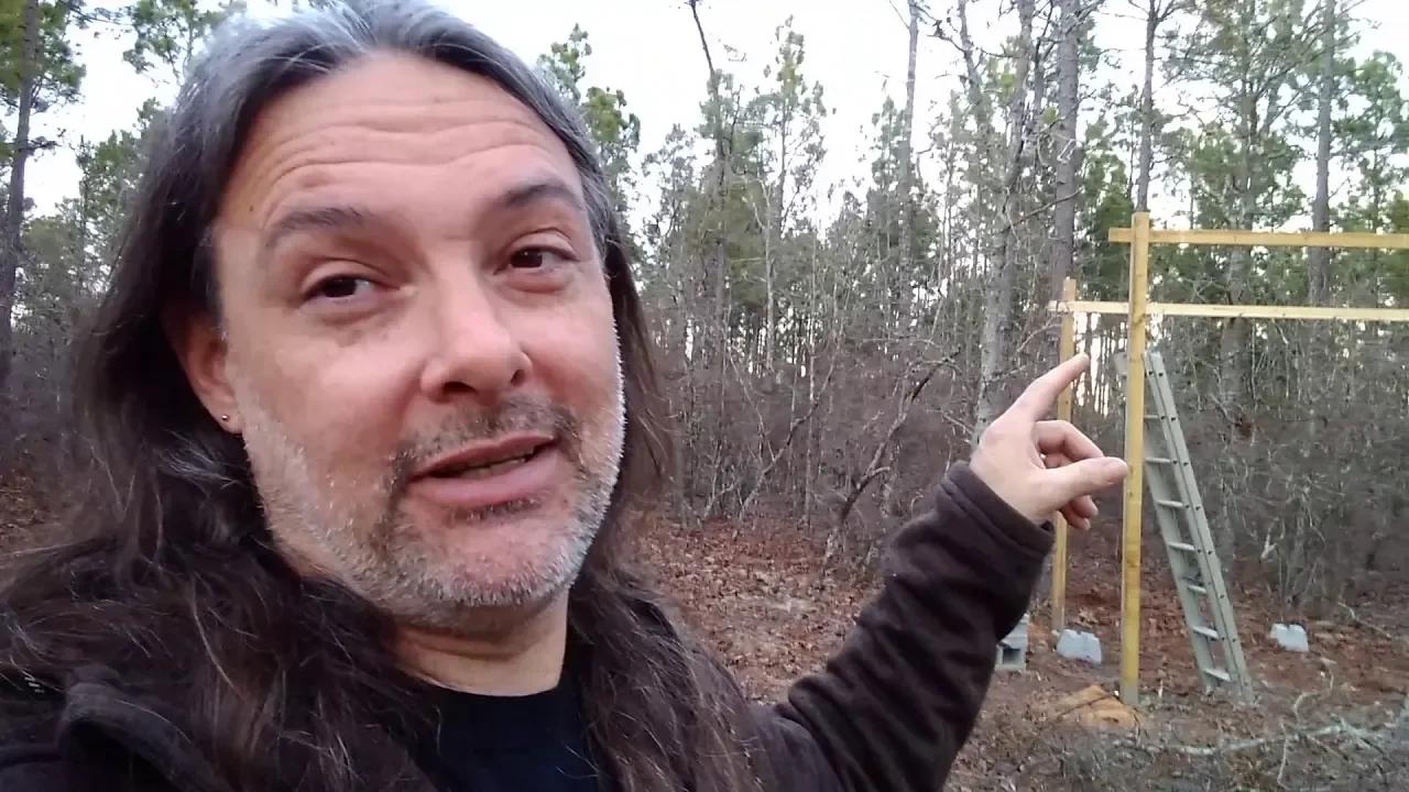 View of Off Grid Cabin - Water Storage Shed - Part 2