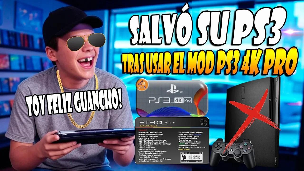 Como recuperar tu ps3 por completo y desinstalar el mod ps3 4k pro sin