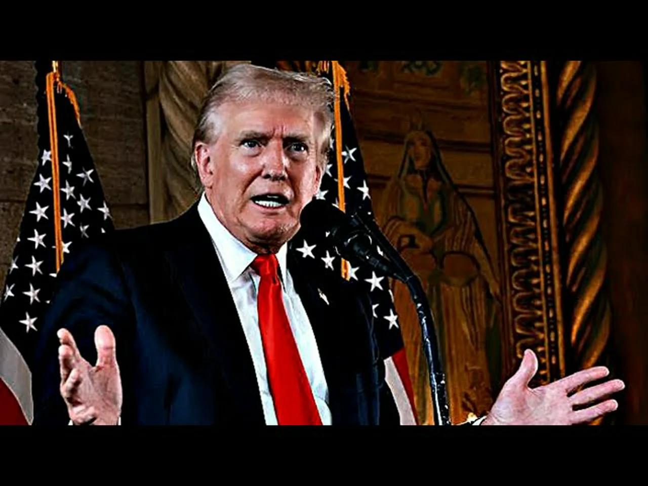 Donald Trump Holds Press Conference At Mar- A- Lago " They Took The ...