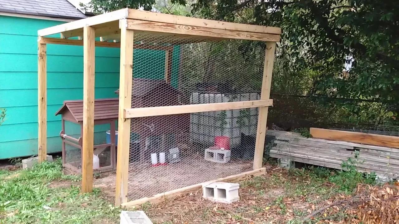 Building the chicken Run - Part 3