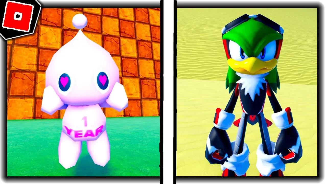 How to get RACE SUIT JET and ANNIVERSARY CHAO BADGE in SONIC RP+ (BETA ...