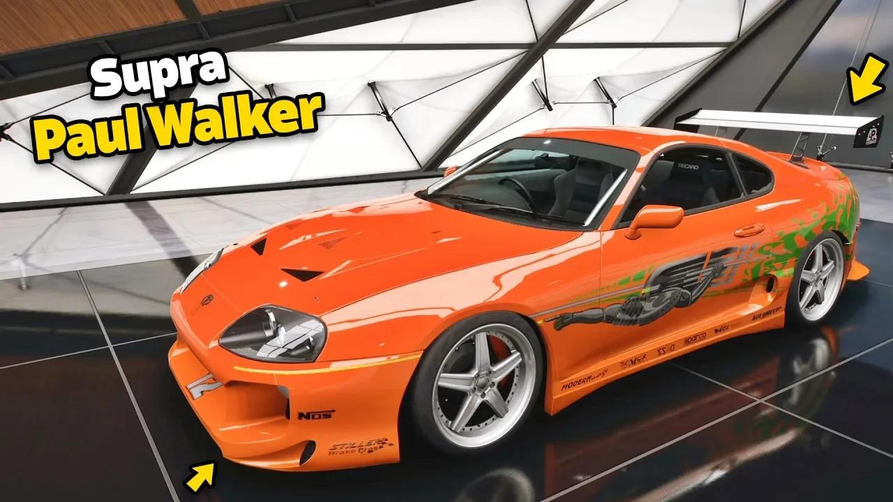 Forza Horizon 5 - Paul Walker Toyota Supra Customization | Fast and ...