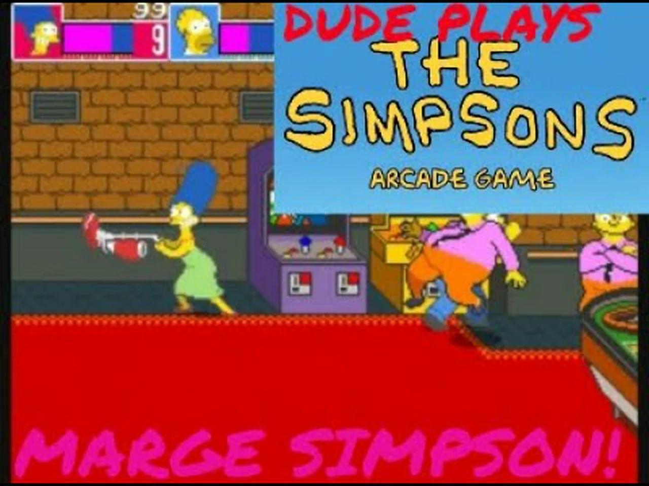 Dude's Simpsons Arcade Game: Marge!