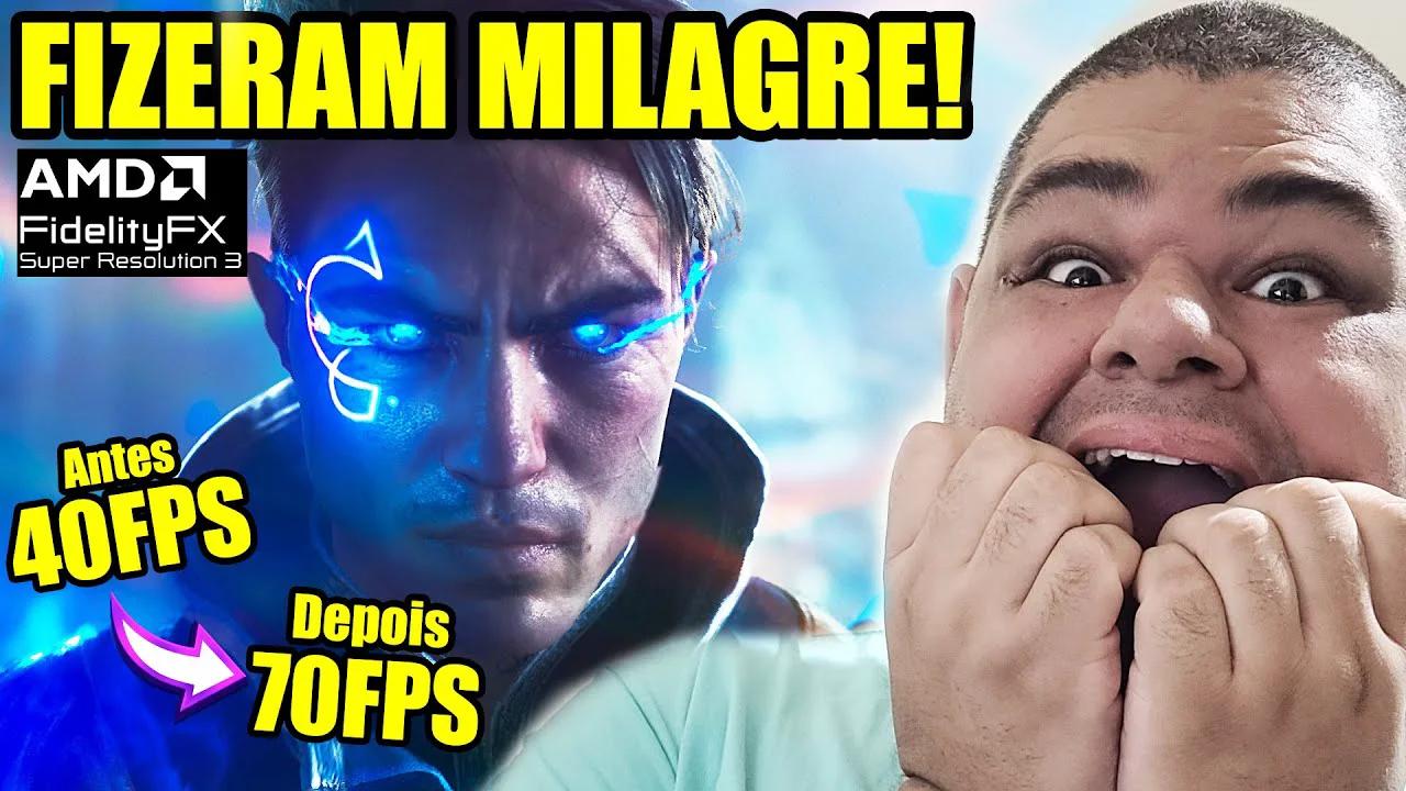 🙀AMD FSR 3.0 SALVOU MINHA GPU BATATA! GANHO EXTRAORDINÁRIO DE ...