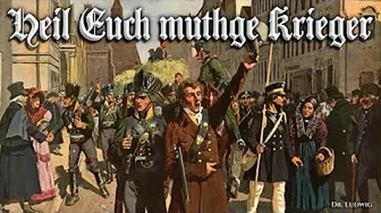 Heil Euch muthge Krieger [Patriotic German hymn][+English translation]