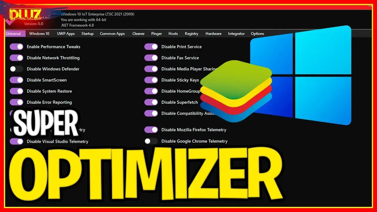 TURBINE SEU WINDOWS COM O OPTMIZER E DEIXE SEU PC OTIMIZADO