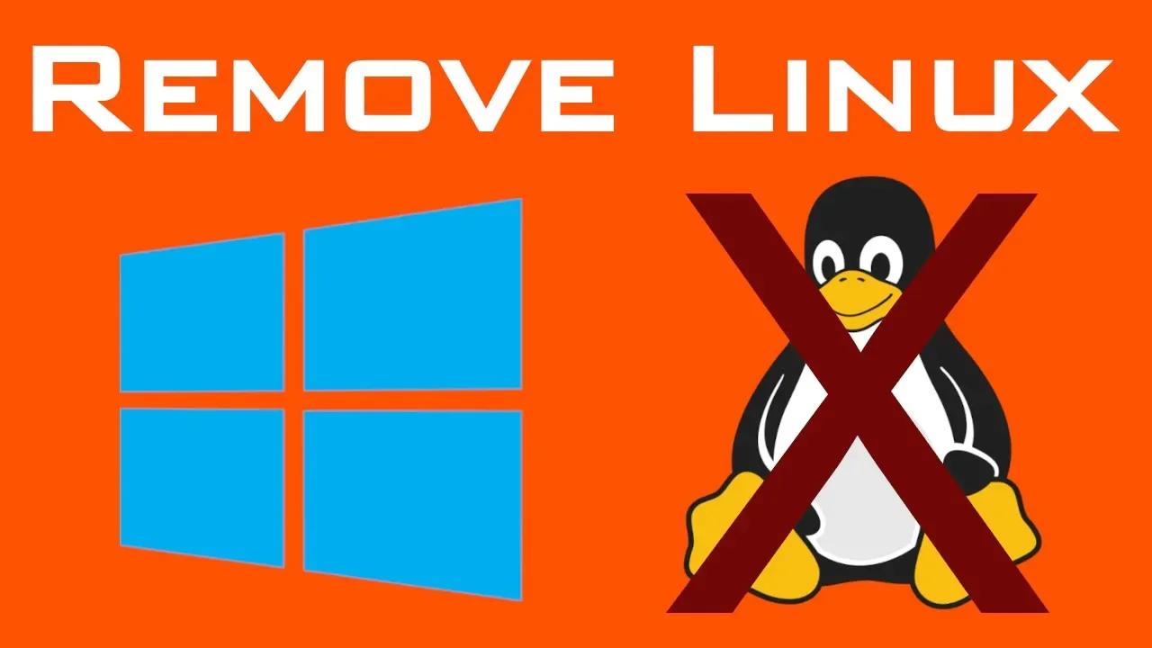 How to Remove Linux from Dual Boot in Windows 10 and Uninstall/Delete ...