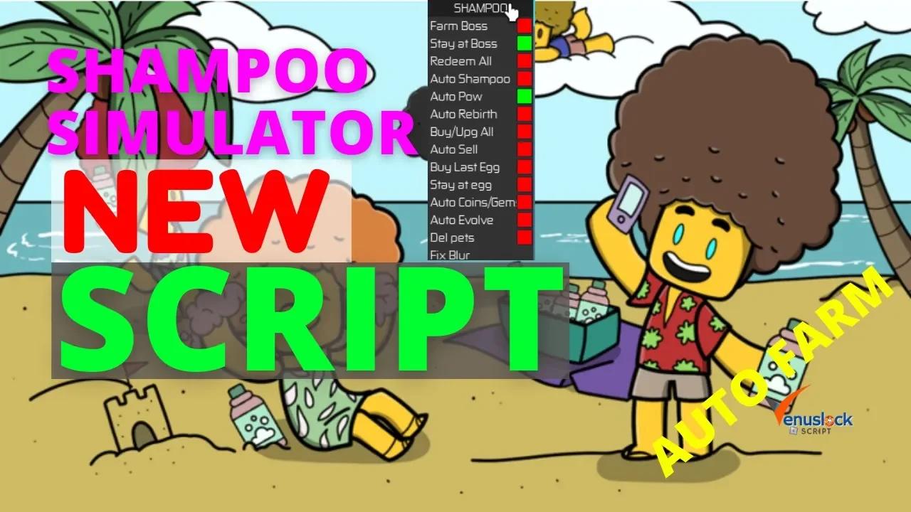 Shampoo Simulator Script Roblox GUI 2022 | Auto Farm | Working