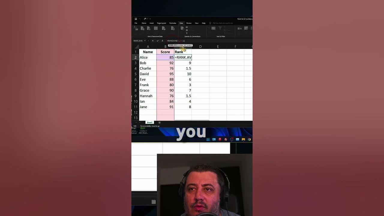 how-to-rank-a-list-of-numbers-in-excel-easy-tutorial-for-sorting-and
