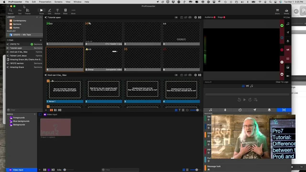 ProPresenter 7 Tutorial: Differences between the Pro6 and Pro7 interface
