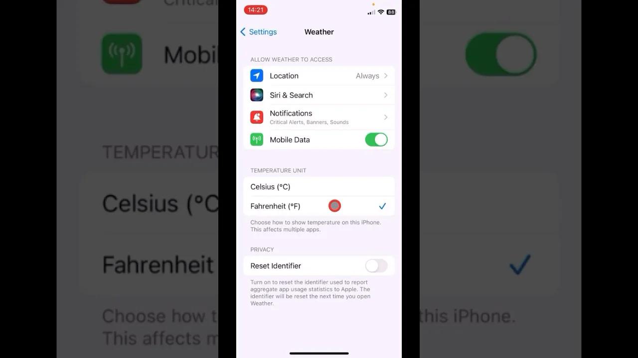 How To Change Weather From Fahrenheit To Celsius On Android