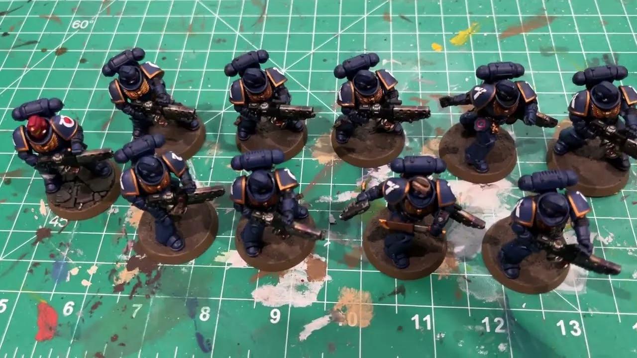 Warhammer 40.000: Marines Espaciales. Marines Infernus + Set de Pintura
