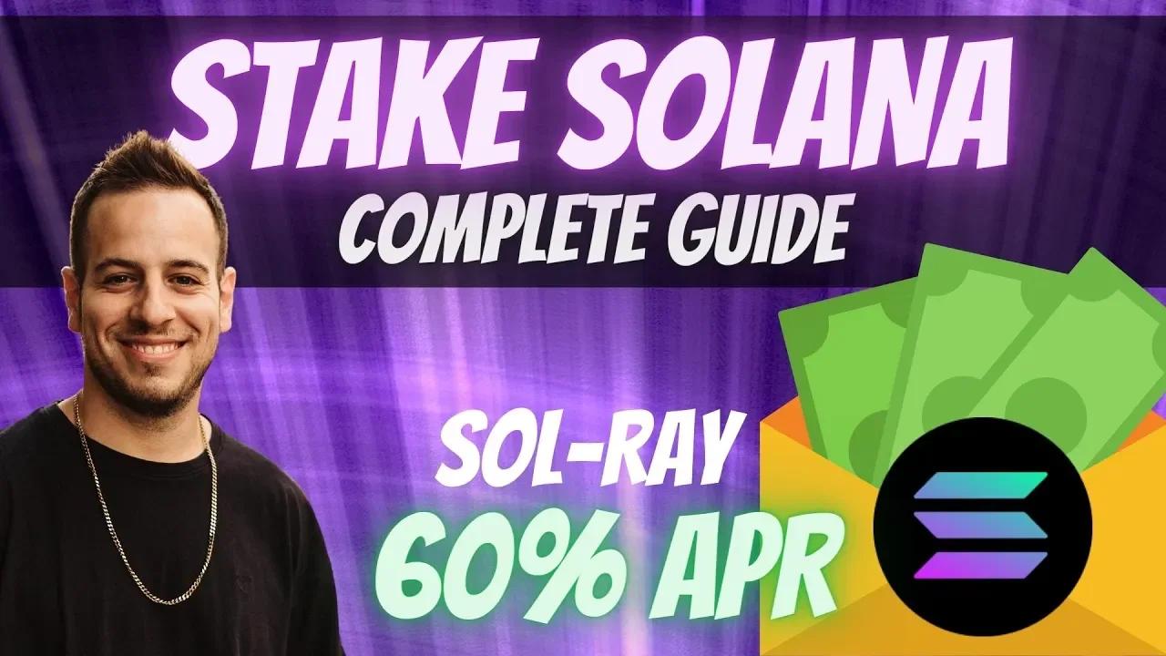 Stake Solana And Raydium (Sol-Ray) - 60% APR Complete Guide