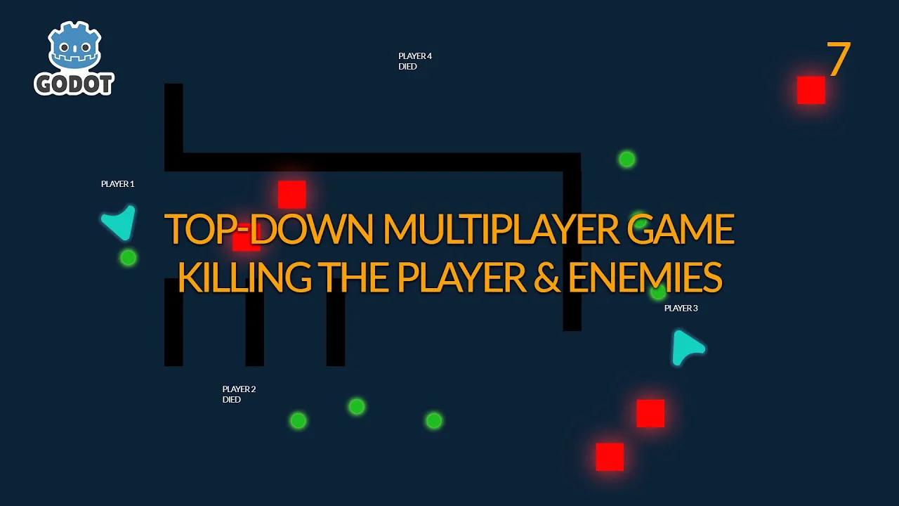 How To Make A Dedicated Server Multiplayer Game in Godot | Player ...