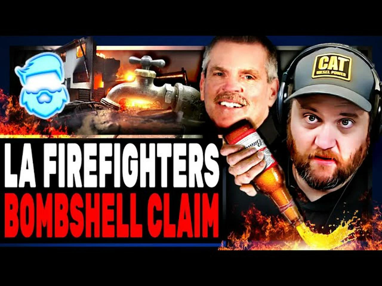 LA Firefighters Forced To Use MILK & Beer To Put Out Wildfires As New ...