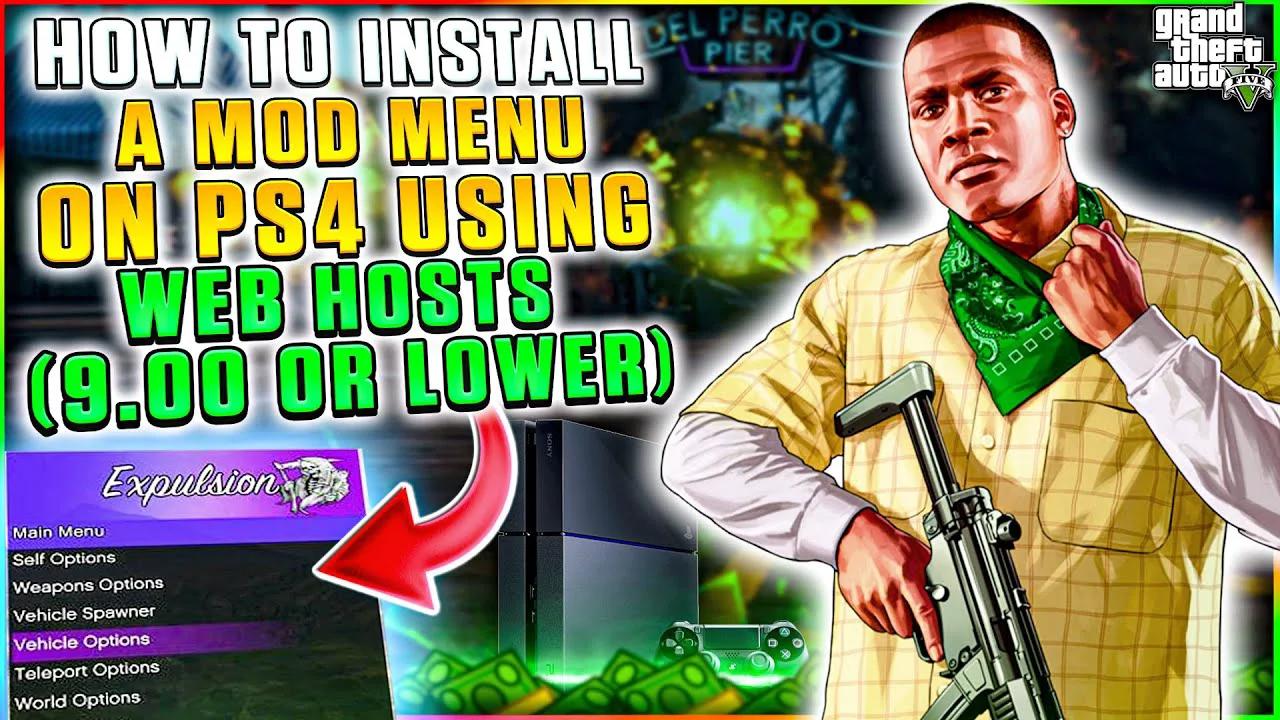 GTA 5 How To Install A Mod Menu On PS4 Using Web Hosts 9 00 Or Lower P7XjLcTlbS4