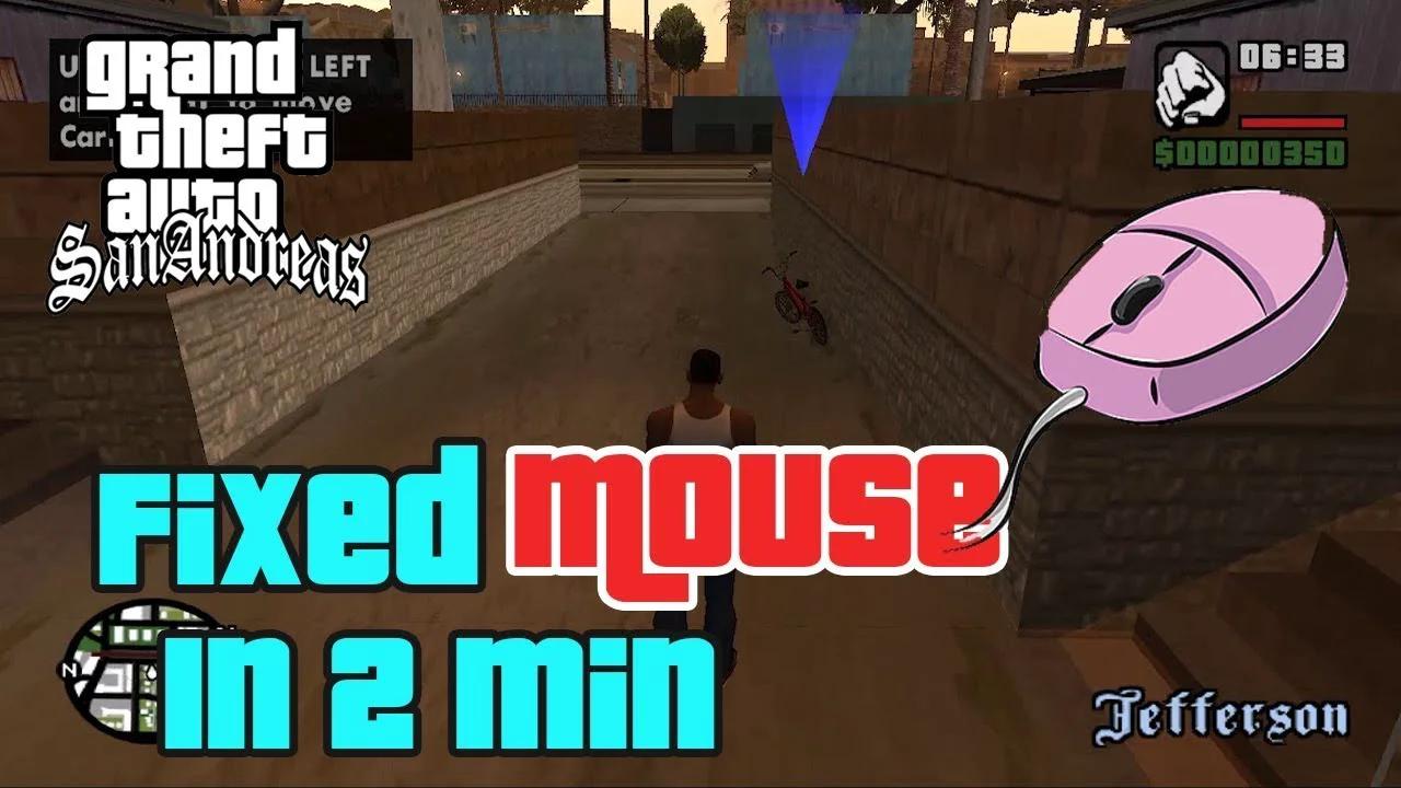how to fix gta san andreas mouse not working windows 10