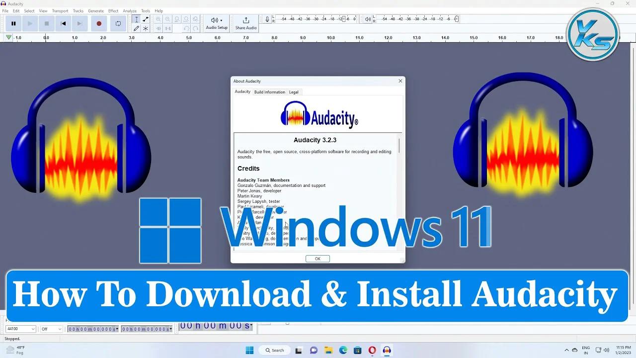 Audacity Software Install