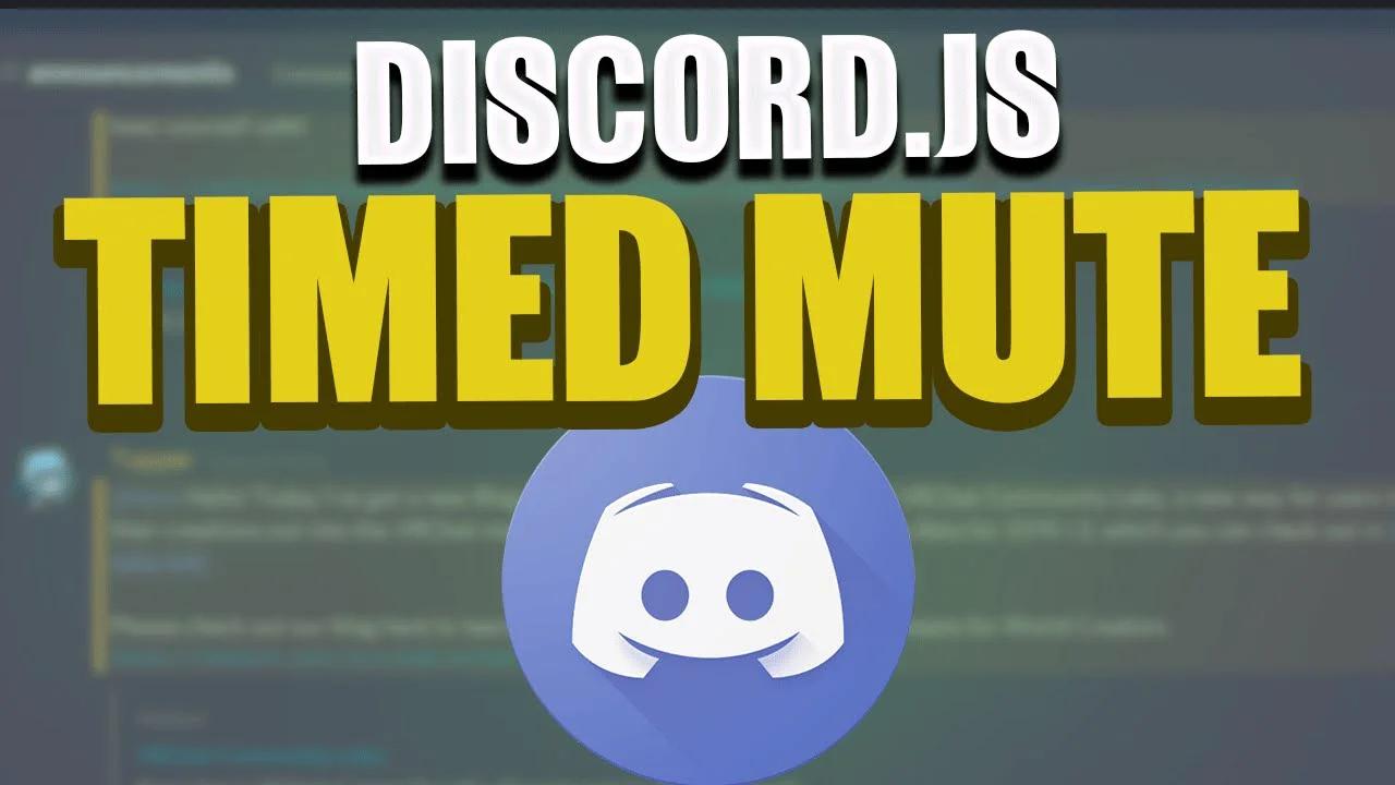 Code Your Own Discord Bot Mute & Timed Mute (2020)