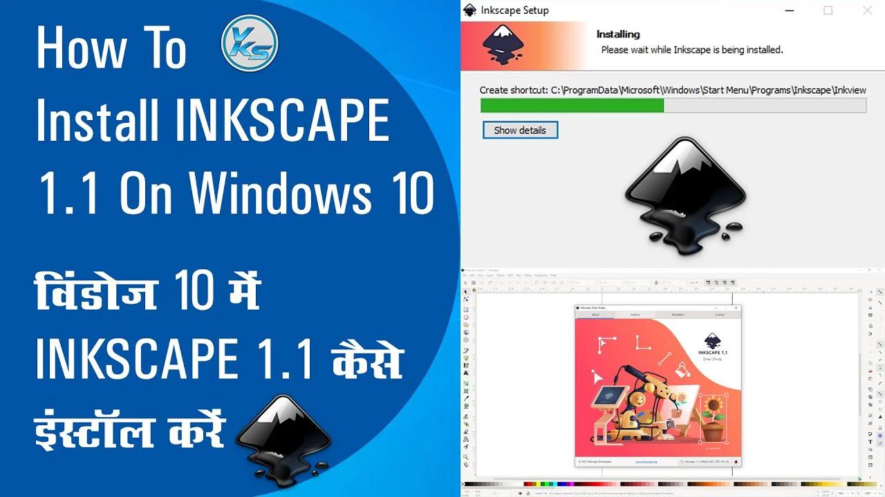 How To Install Inkscape 1 1 On Windows 10 Inkscape 1 1 Kaise Install